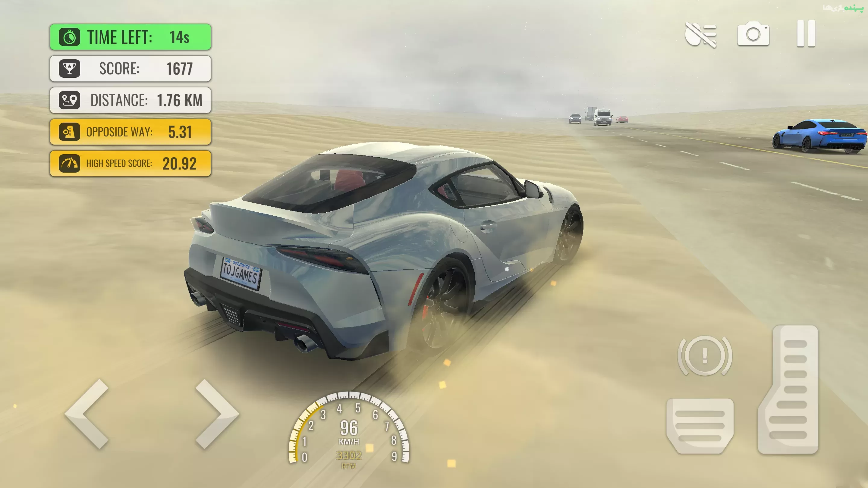 Traffic Racer Pro 2.1.2 – بازی ماشین‌سواری مسابقه‌ای  ترافیک ریسر پرو  +مود 